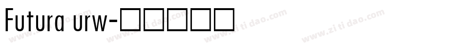 Futura urw字体转换